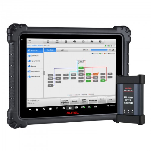 2024 Autel MaxiCOM Ultra Lite Full Systems Diagnostic Tool With MaxiFlash VCI J2534 ECU Programming CAN FD and DoIP