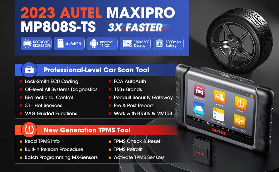  Autel MaxiPRO MP808Z-TS MP808S-TS