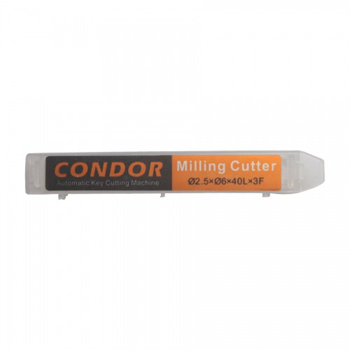 (US/EU/UK Ship No Tax) 2.5mm Milling Cutter for IKEYCUTTER CONDOR XC-MINI Dolphin XC-007/XC-002 Key Cutting Machine