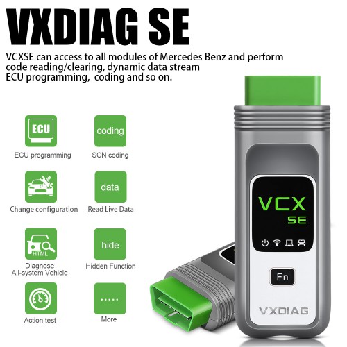 2024 VXDIAG VCX SE For Benz DOIP Diagnostic Tool Programming And Coding for All Benz with Free DONET Authorization 2001.1-2024