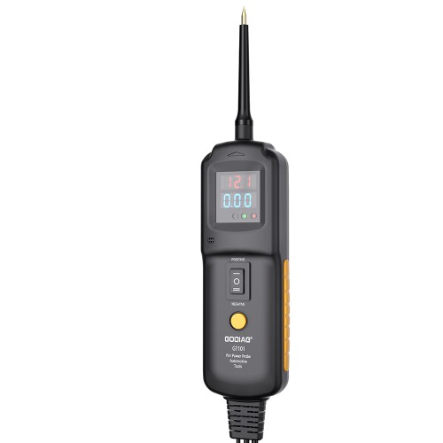 [US/UK/EU Ship No Tax] GODIAG GT101 4 in 1 DC 6-40V Circuit Tester Power Probe Relay Tester and Fuel Injector Cleaner with LED Display
