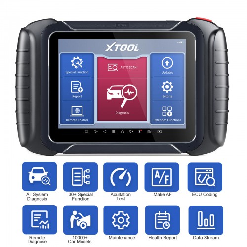 XTOOL D8 Diagnostic Tool Bi-Directional Control ECU Coding Key Programming, OE Full Diagnosis, CANFD Topology Map 3 Years Free Update