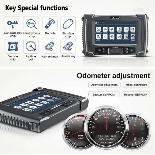 2023 Lonsdor K518ISE Key Programmer Support VW 4th 5th IMMO BMW FEM/EDC Toyota H Chip with Free LT20 Key PCB