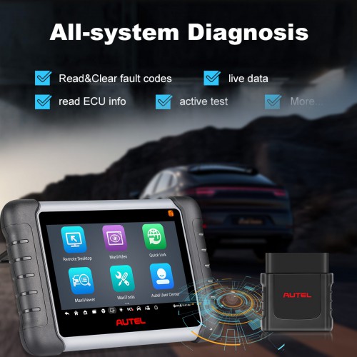 Multi-language Autel MaxiPRO MP808TS MP808Z-TS Full System Diagnose & TPMS Relearn Tool Sensor Programming