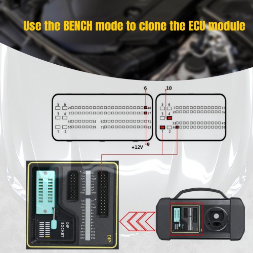[EU Ship] Launch X431 MCU3 Adapter for X-PROG3 GIII Work on Benz All Keys Lost and ECU TCU Reading