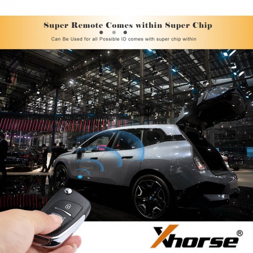 (US/EU/UK Ship No Tax) Hot Xhorse DS Style Super Remote Support More chip types XEDS01EN Free Shipping  (Super Remote Key) 5 Pcs/lot