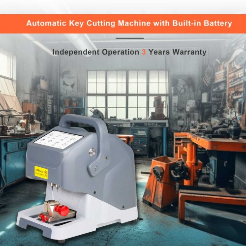 CG 7 inch Automotive Key Cutting Machine with Built-in Battery 3 Years Warranty