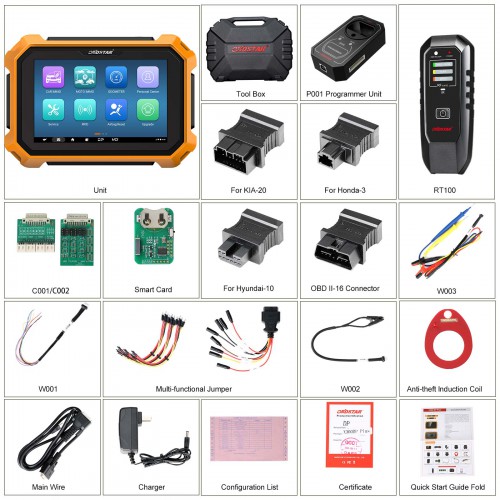 2024 Original OBDSTAR X300 DP Plus X300 PAD2 C Package Full Version Get Free Key Sim 5 In 1/ FCA 12+8 Adapter and Nissan 40 BCM Cable