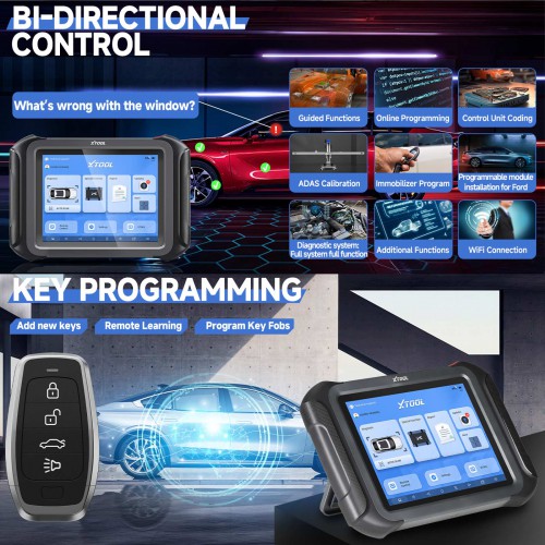 2024 XTOOL D9S PRO All System Diagnostics & Bidirectional, ECU Coding & Programming, Topology, CAN FD & DoIP, 42+ Resets,3-Year Free update PK D9 PRO