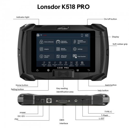 Lonsdor K518 PRO-FCV All-in-One Key Programmer 5+5 Car Series Free Update For Life Support Multi-language
