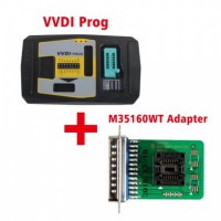 Original V5.1.0 Xhorse VVDI PROG Programmer with M35160WT Adapter Free Shipping by DHL