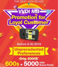 Xhorse VVDI MB Promotion Exchage VVDI MB BGA Tool with 5000 Bonus Points