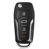 Hot Xhorse X013 Series Universal Remote Key Fob 4 Button Ford Type (WIRE REMOTE Key) 5pcs/lot