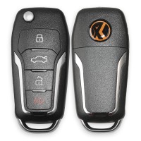 XHORSE XNFO01EN Universal Remote Key 4 Buttons Wireless For Ford 5pcs/lot (wireless remote Key)