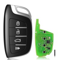 [In Stock] Hot Xhorse Universal Smart Key Colorful Crystal Style 4 Buttons XSCS00EN work with MINI Key Tool/VVDI2 5pcs/lot (Smart Remote Key)