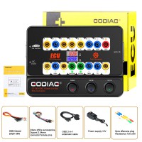 [US/UK/EU Ship] GODIAG GT100+ GT100 Pro OBDII Breakout Box ECU Bench Connector with Electronic Current Display