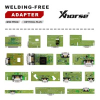 [US/UK/EU Ship]Xhorse XDNPP0CH 16pcs Solder-Free Adapters and Cables Full Set Work with MINI PROG and KEY TOOL PLUS
