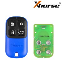 XHORSE XKXH01EN Universal Remote Key 4 Buttons for VVDI Key Tool 10pcs/lot