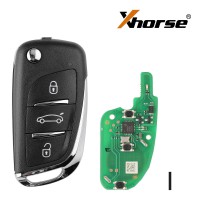 (US/EU/UK Ship No Tax) Hot Xhorse DS Style Super Remote Support More chip types XEDS01EN Free Shipping  (Super Remote Key) 5 Pcs/lot