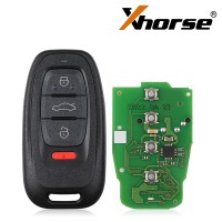 Xhorse XSADJ1GL VVDI 754J Smart Key for Audi A6L Q5 A4L A8L 315MHZ/433MHZ/868MHZ 5 pcs/lot