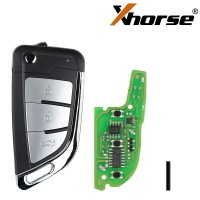 Xhorse XEKF21EN Super Remote Knife Type 3 Buttons with Super Chip 5pcs