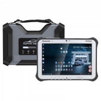 (Ready to Use) Super MB Pro M6+ Full Version DoIP Benz 1991-2024 With V2024.3 SSD Plus Panasonic FZ-G1 I5 3rd Generation Tablet 8G