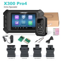 (US/UK/EU Ship No Tax) OBDSTAR X300 PRO4/Key Master 5 Auto Key Programmer and Mileage For 2 Years Free Update with free Renault Converter