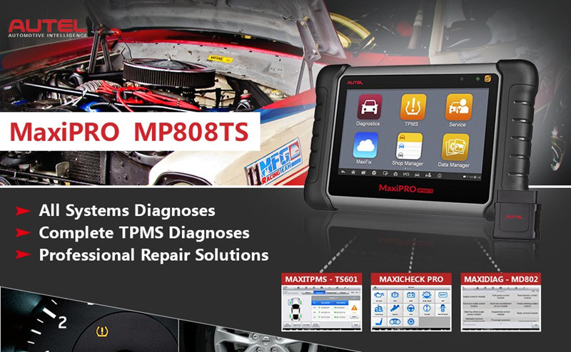 ATUEL MaxiPRO MP808TS Automotive Diagnostic Scanner